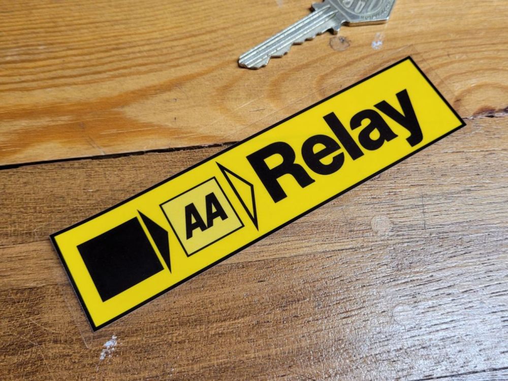 AA Relay Face Stick Window Sticker - 5.25