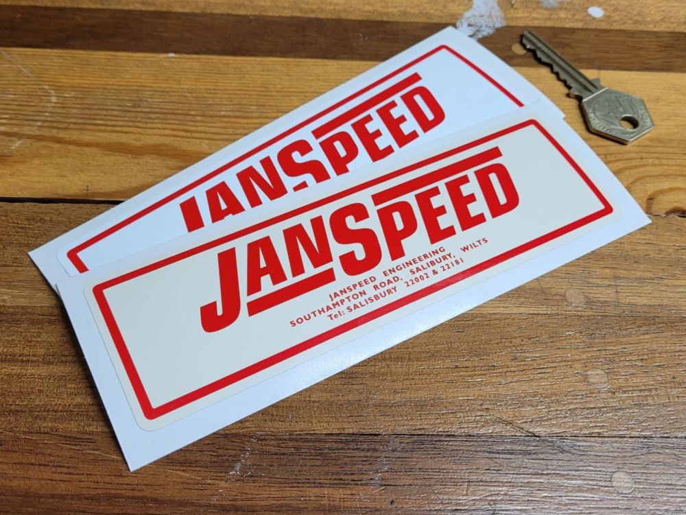 Janspeed Engineering Body Sticker - 6.5"