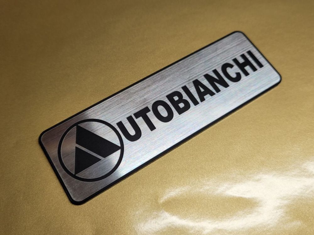 Autobianchi Self Adhesive Car Badge - 4