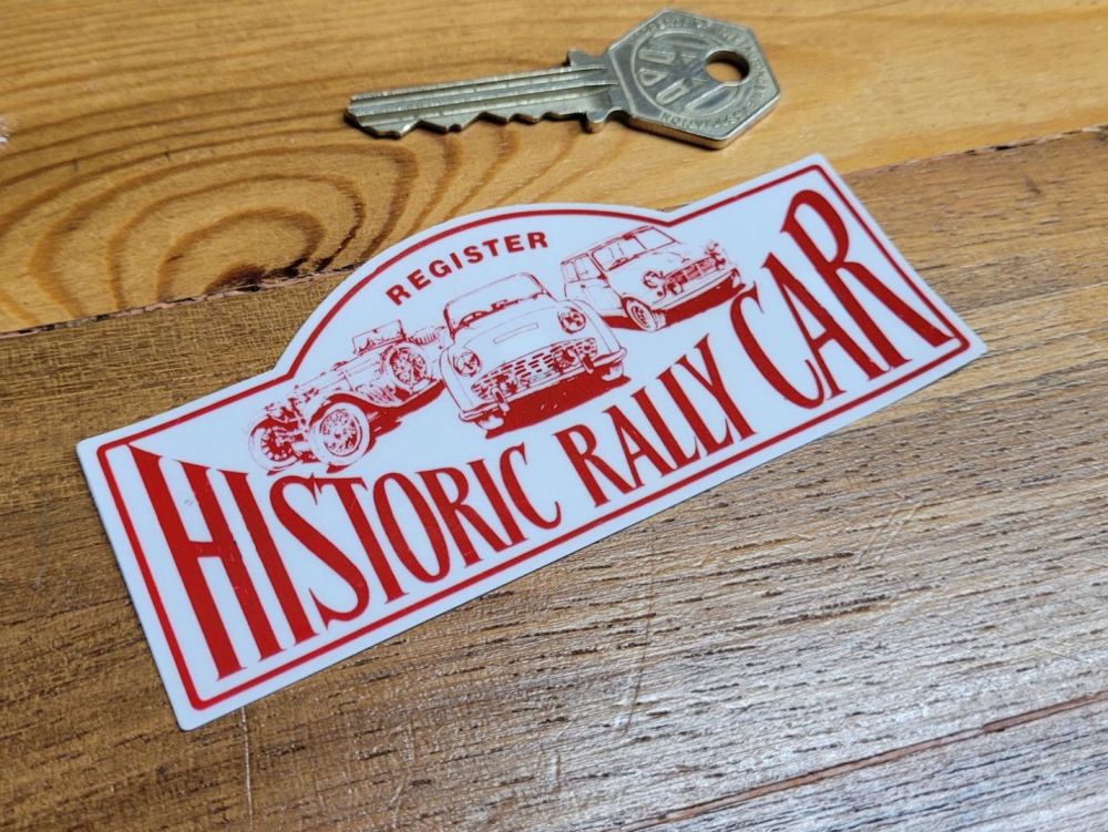 HRCR Historic Rally Car Register Window Sticker - 4.25