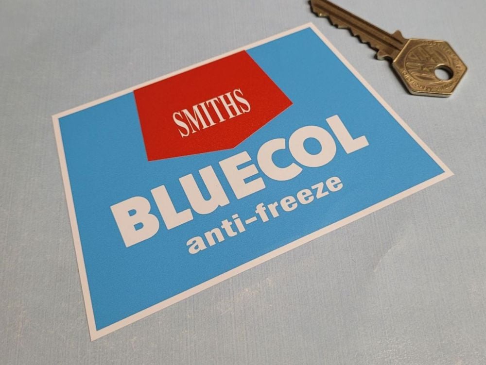 Smiths & Bluecol Anti-Freeze Sticker - 4.75"