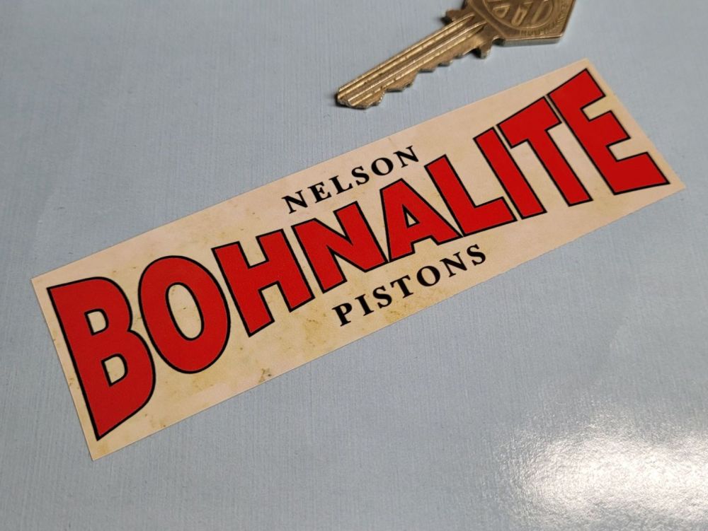 Nelson Bohnalite Pistons Sticker - 5