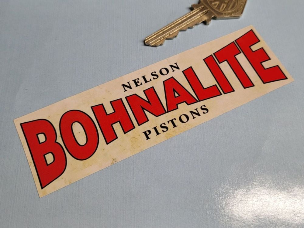 Nelson Bohnalite Pistons Sticker - 5"