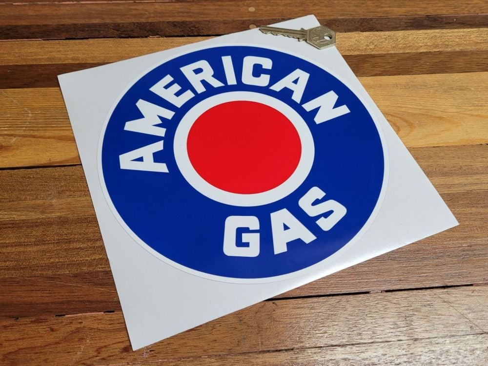 American Gas Sticker - 8"