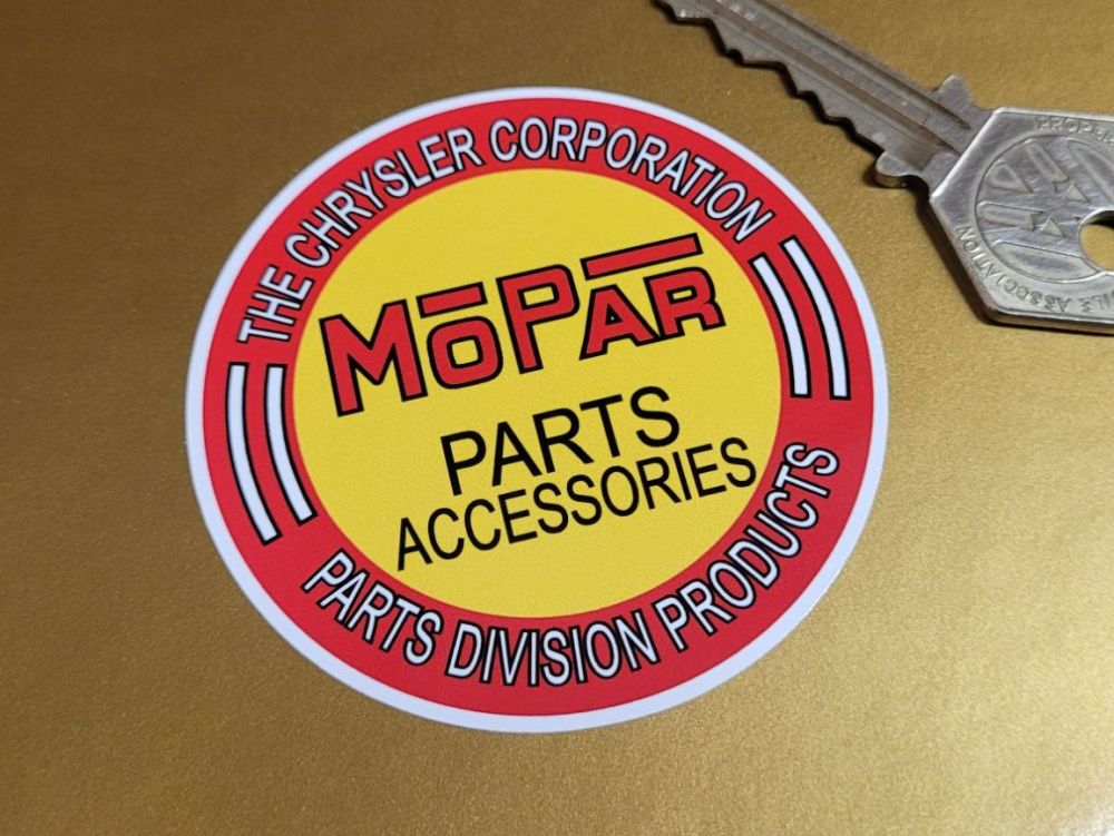 Mopar Parts & Accessories Chrysler Stickers - 2.25" or 2.75" Pair