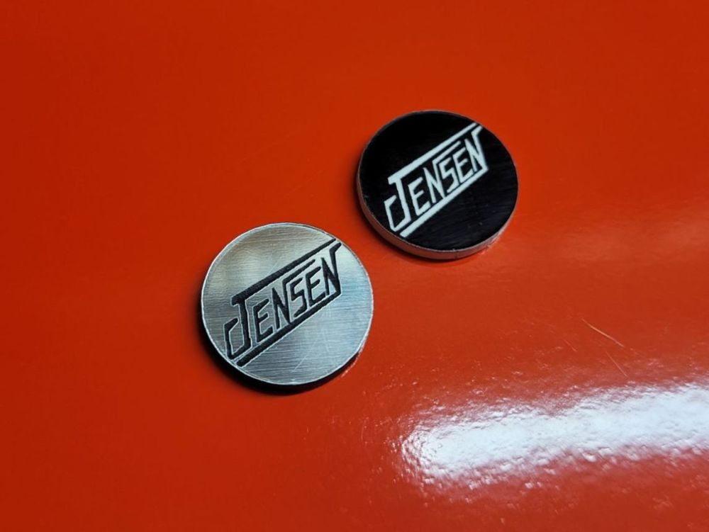 Jensen Circular Self Adhesive Car Badge - 14mm