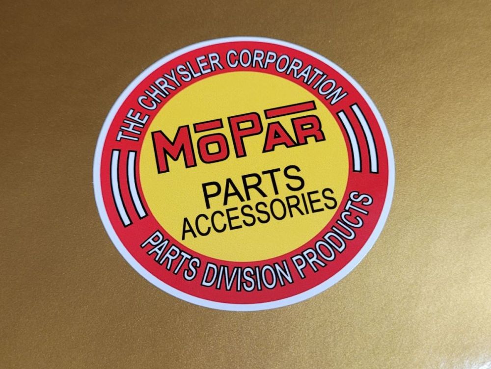 Mopar Parts & Accessories Chrysler Sticker - 8.5