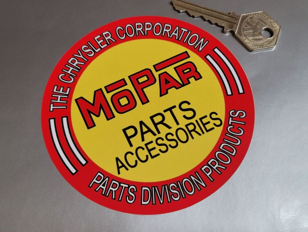 Mopar Parts & Accessories Chrysler Stickers - 4.25