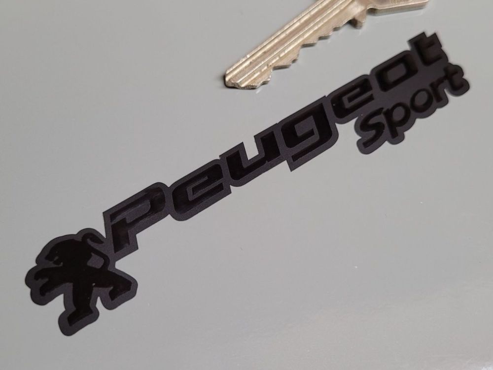 Peugeot Sport High Gloss & Matt Subtle Finish Stickers - 4" Pair
