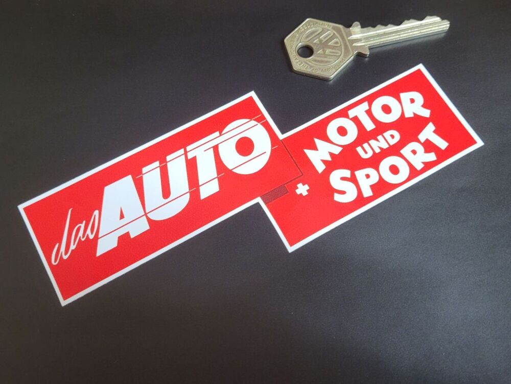 Das Auto Motor und Sport Magazine Sticker - 6"