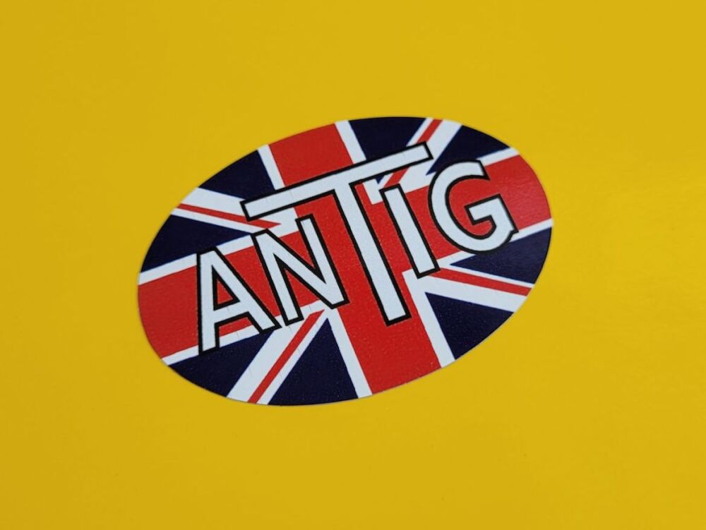 Antig Speedway Union Jack Sticker - 5.75