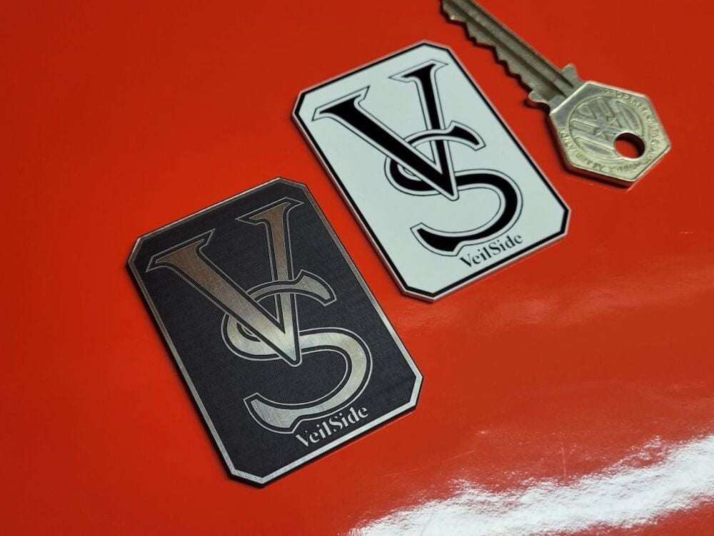 VeilSide Logo Laser Cut Self Adhesive Car Badge - 2"