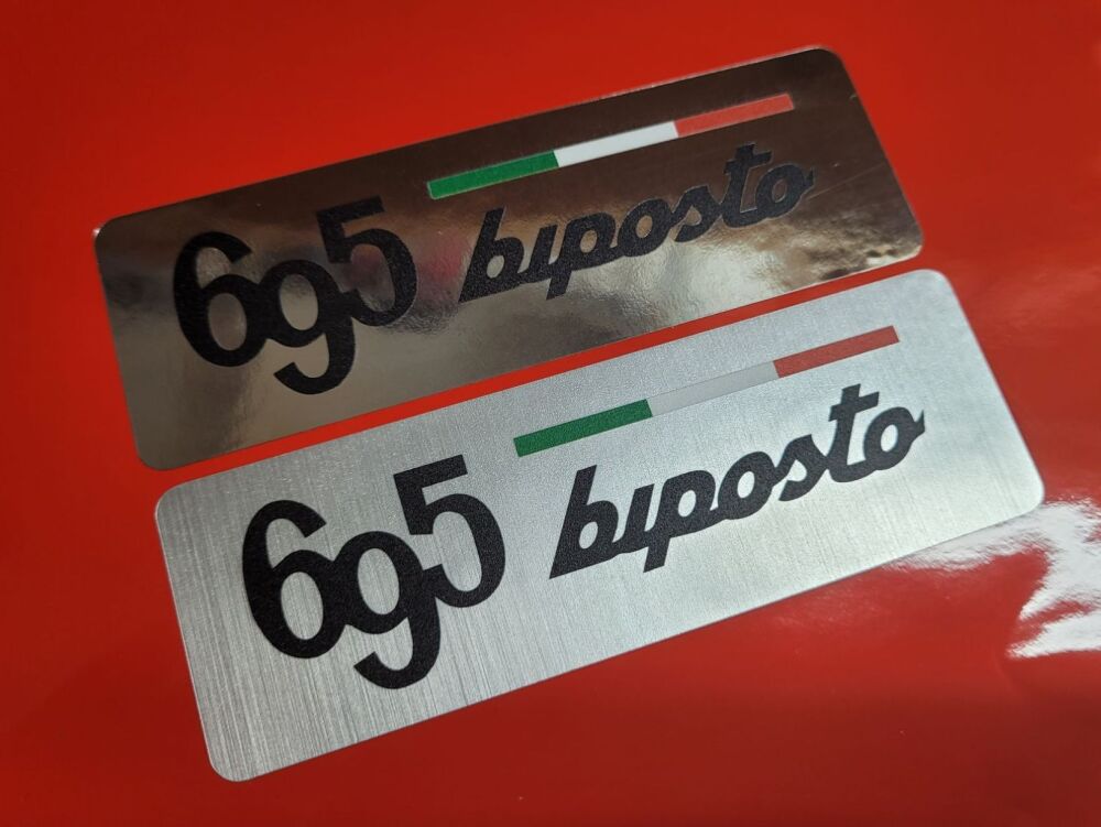Abarth 695 Biposto Tricolore Sticker - 2