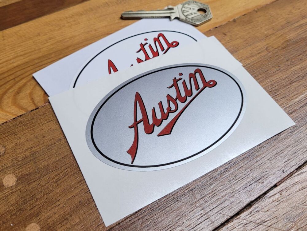 Austin Text & Oval Stickers - 4