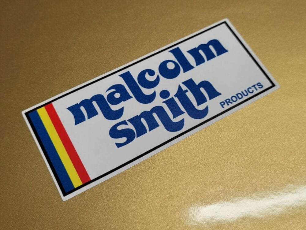 Malcolm Smith Products Oblong Stickers - 3", 4" or 5" Pair
