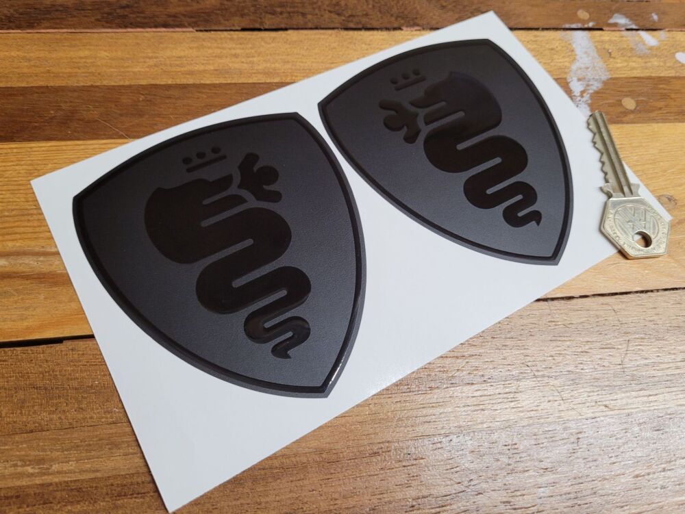 Alfa Romeo Shield High Gloss & Matt Subtle Finish Stickers - 4