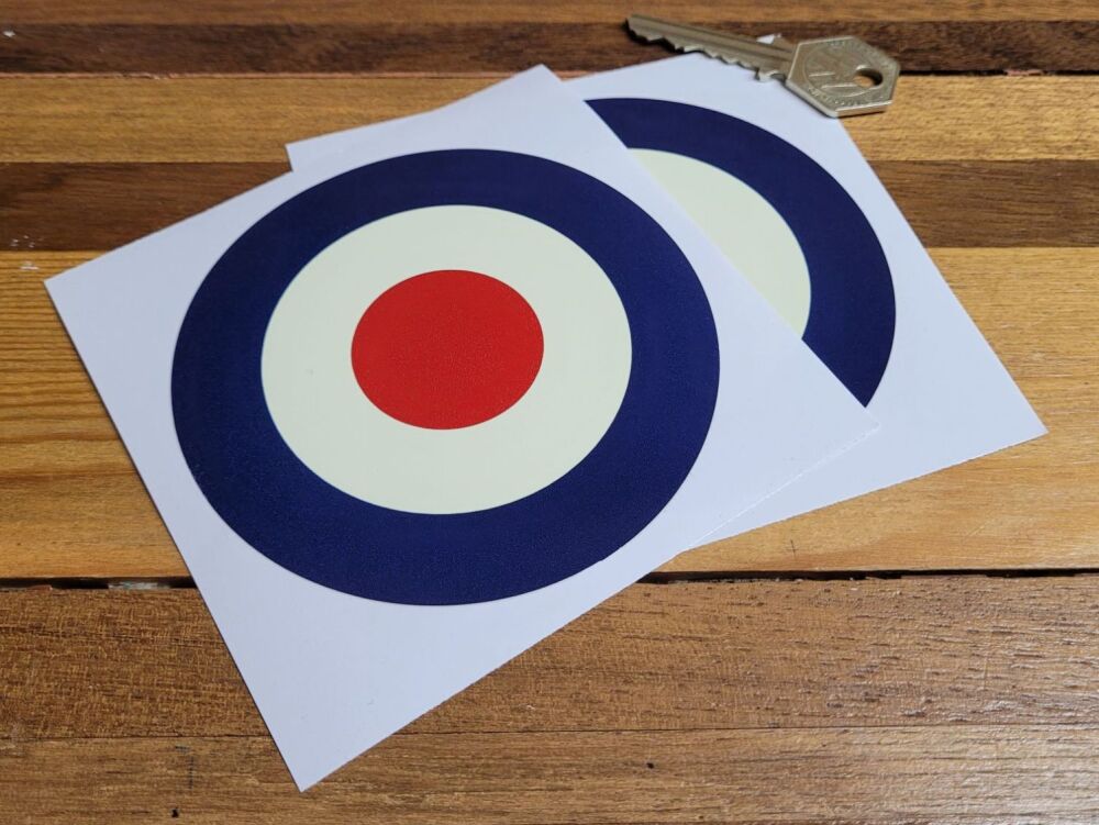 RAF Roundel Off-White Stickers - 4