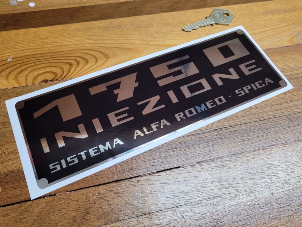 Alfa Romeo 1750 Ineziona Sistema SPICA Sticker - 9.5"