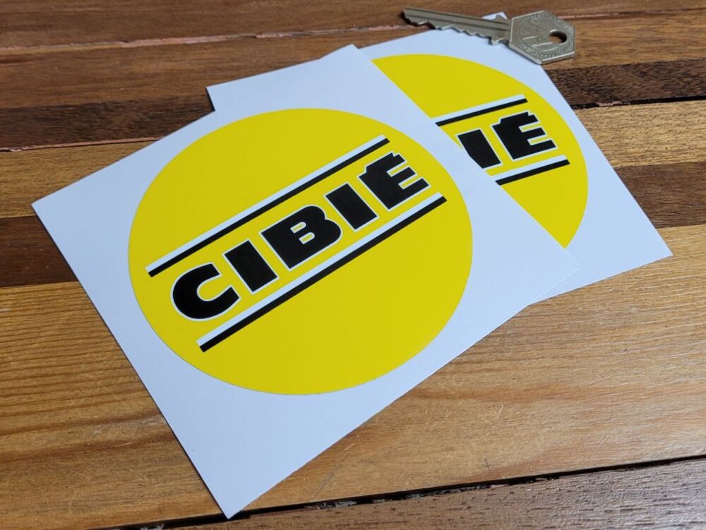 Cibie Circular Fog Light Cover Style Stickers - 4" or 4.75" Pair