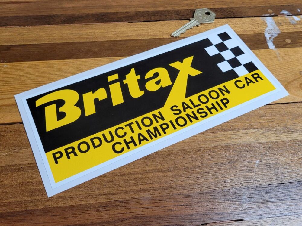 Britax Production Saloon Car Championship Sticker - 9"