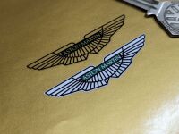 Aston Martin Winged Logo Stickers - Set of 4 - 30mm or 60mm