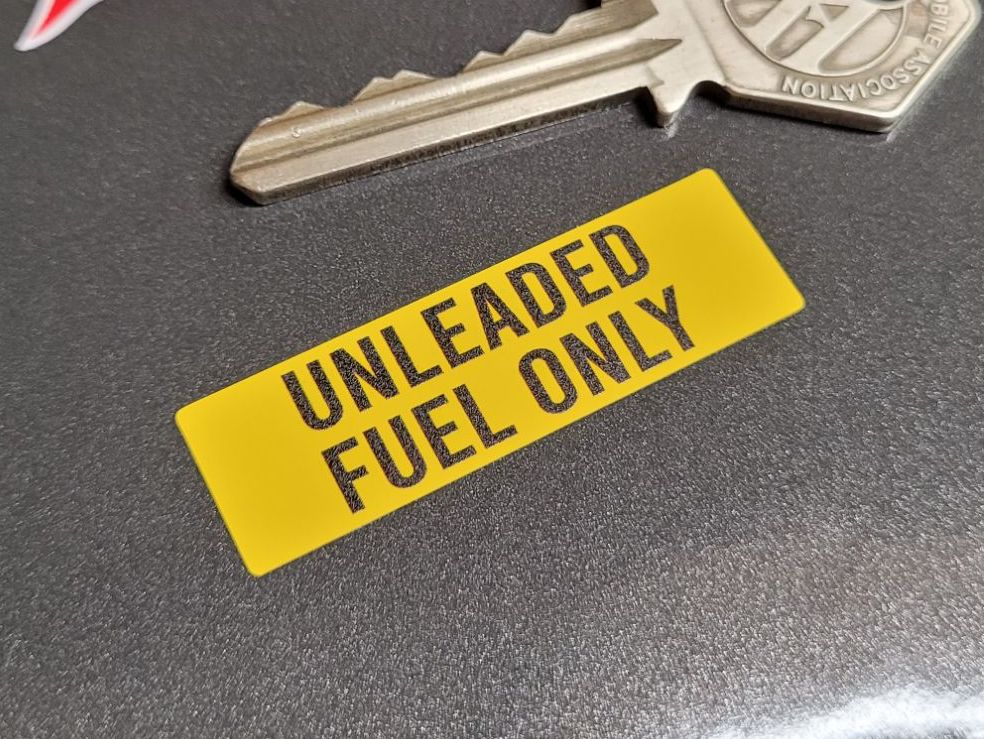 Land Rover Unleaded Fuel Only Sticker - 45mm