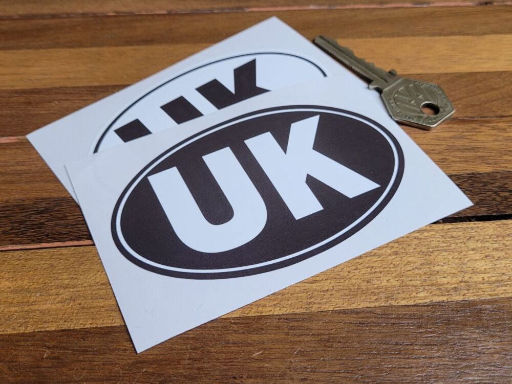 UK Travel ID Plate Coachline Style Sticker - 4