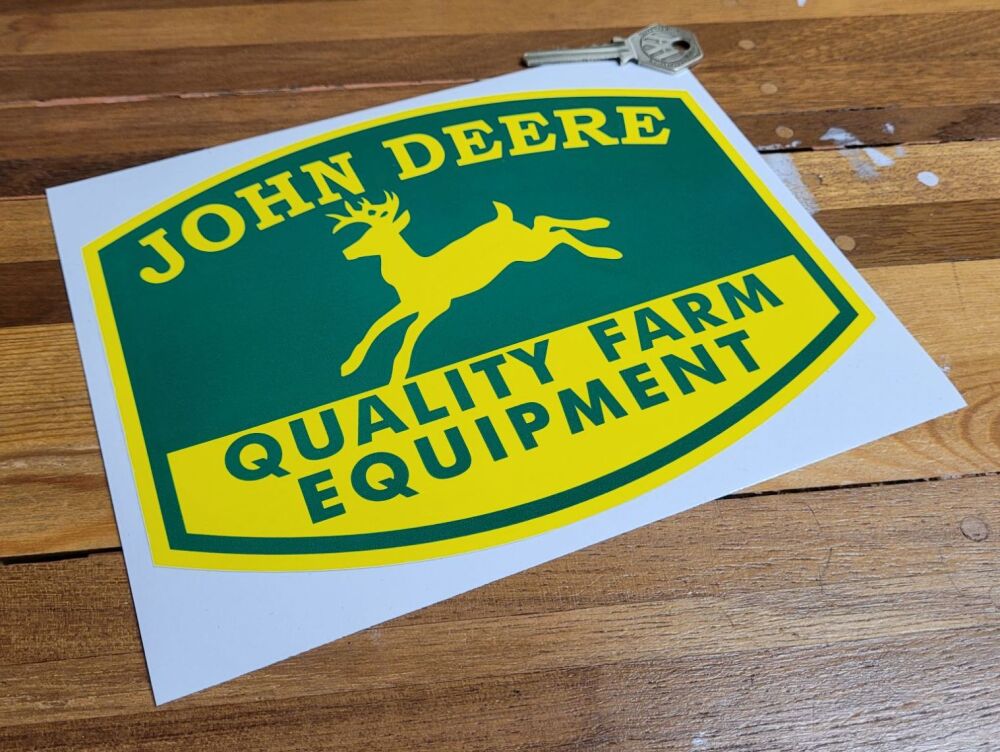 John Deere Quality Farm Equipment Sticker - 4