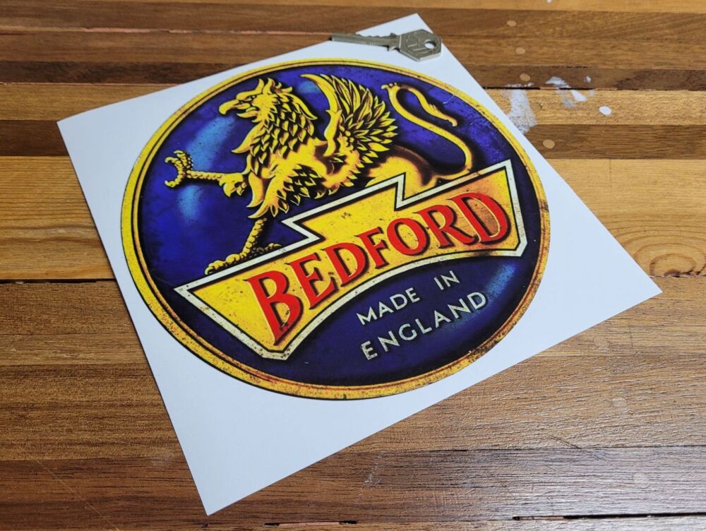 Bedford Worn Circular Logo Sticker - 7.75