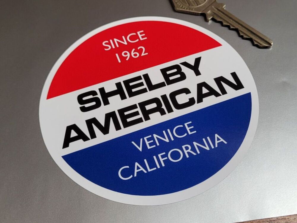 Shelby American, Since 1962, Venice California Sticker - 4"