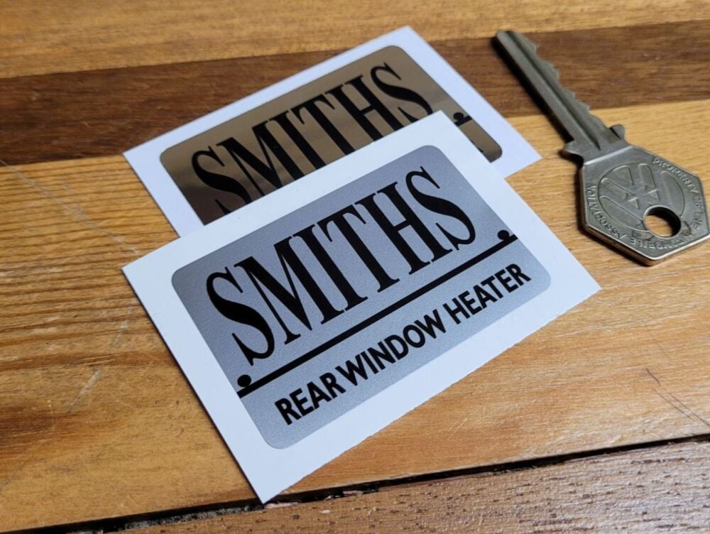 Smiths Rear Window Heater Sticker - 2.25"