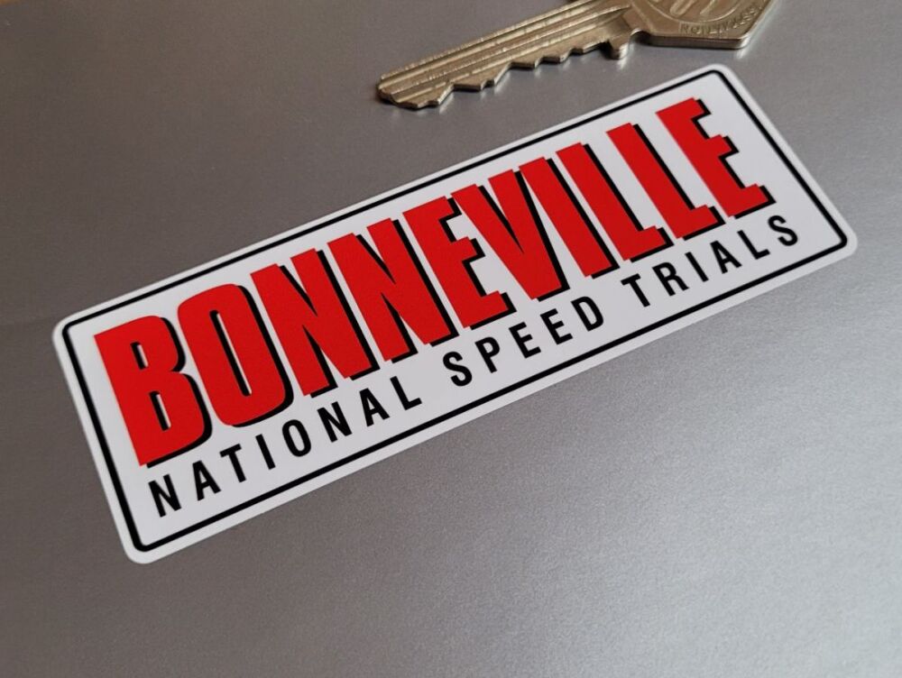Bonneville National Speed Trials Sticker - 4
