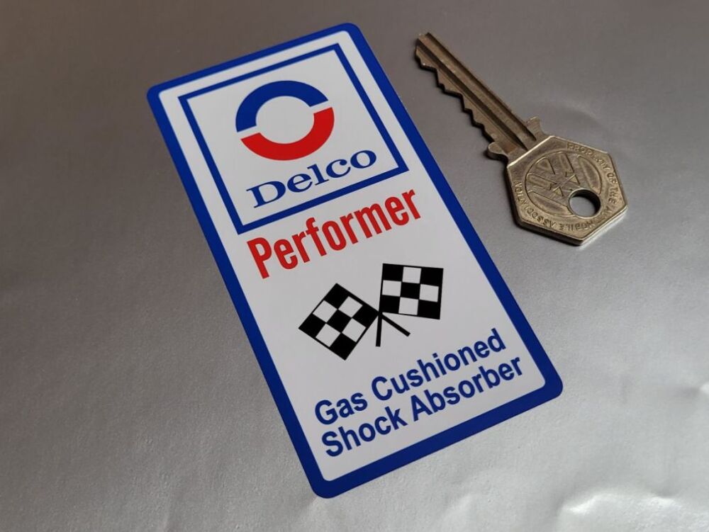 Delco Performer Gas Cushioned Shock Absorber Stickers - 4