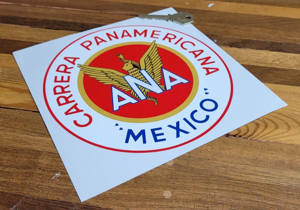 Carrera Panamerica ANA Mexico Circular Sticker - 7"