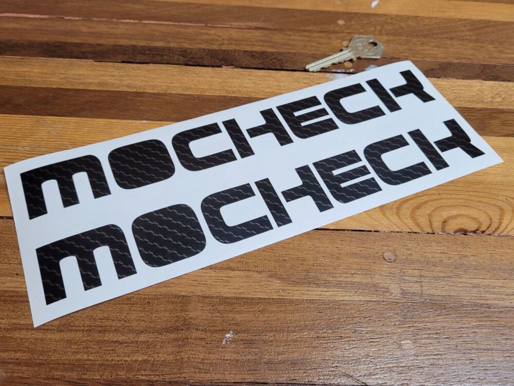 Mocheck Cut Vinyl Stickers - 10