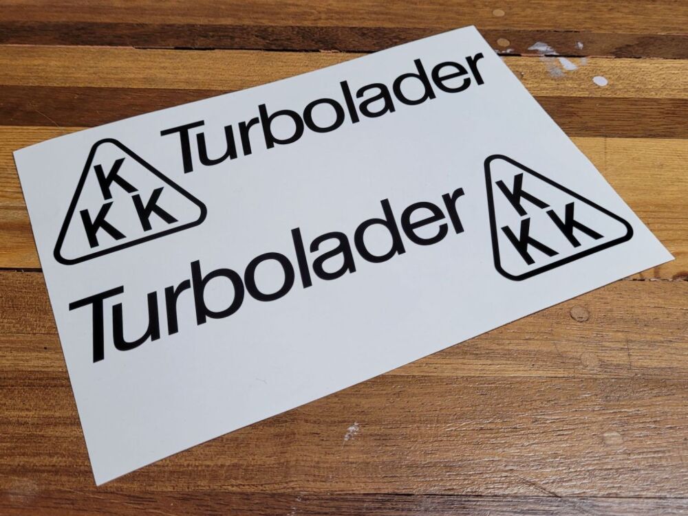 KKK Turbolader Cut Vinyl Stickers - 15.75