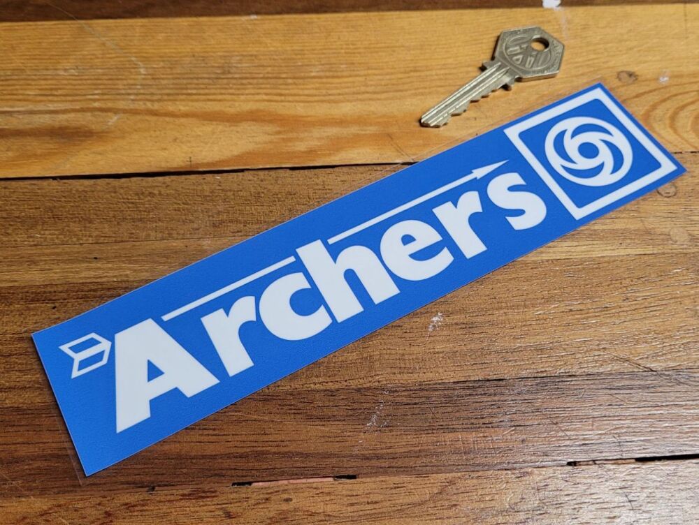 British Leyland Dealer Window Sticker - Archers Plain Style - 8