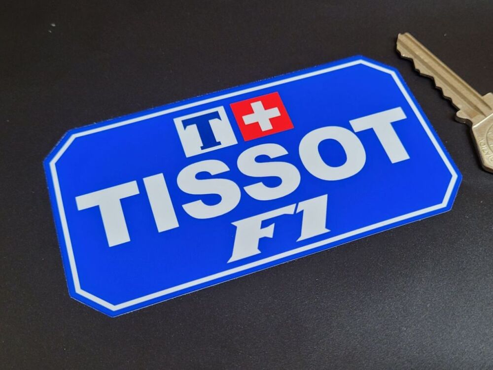 Tissot Watches F1 Sponsors Sticker - 4.25"