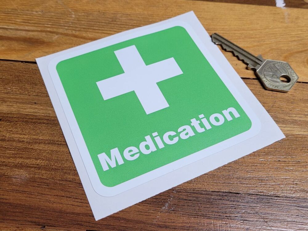 Medication Sticker - 4"