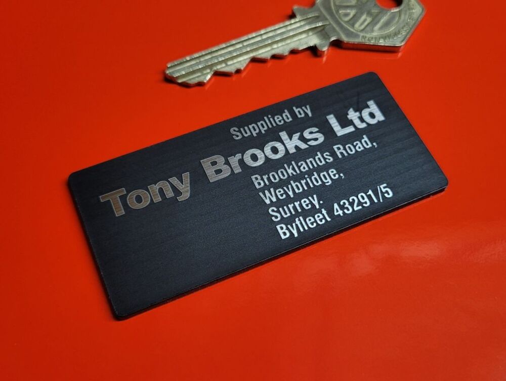 Tony Brooks Ltd Surrey Dealer Badge - Ford, Fiat, Lancia - 2.75
