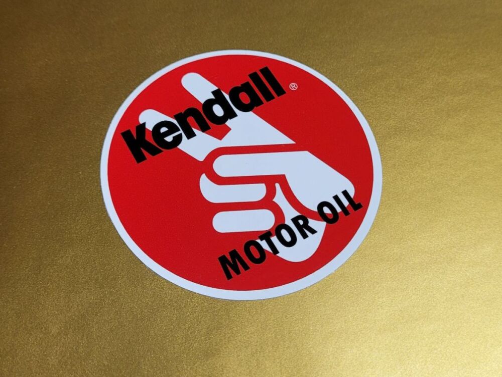 Kendall Motor Oil Sticker - 2.75