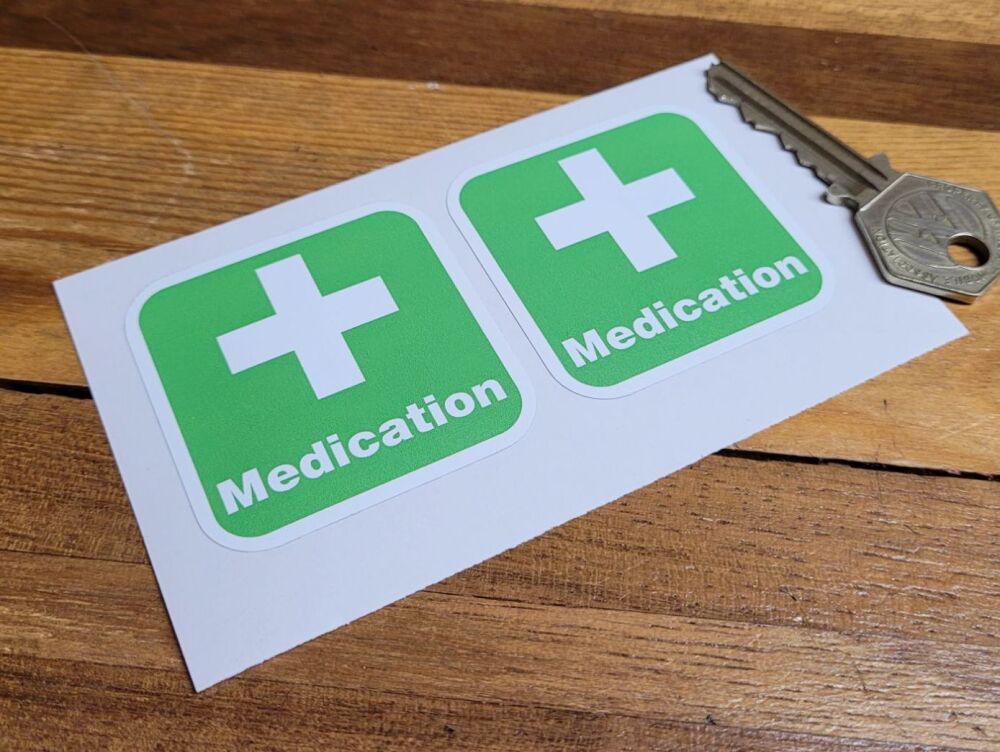 Medication Stickers - 2" Pair