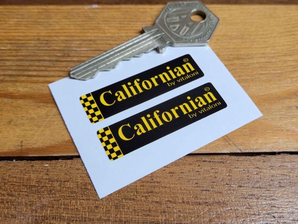 Vitaloni California Wing Mirror Stickers - 1.75