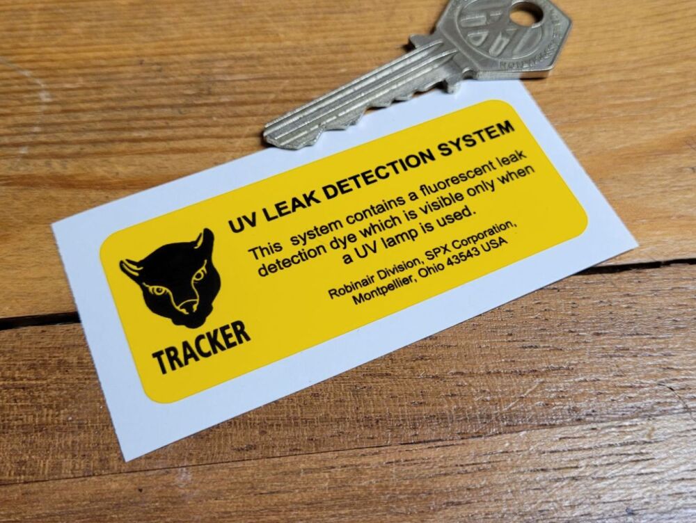 New Holland UV Leak Detection System Tracker Sticker - 3