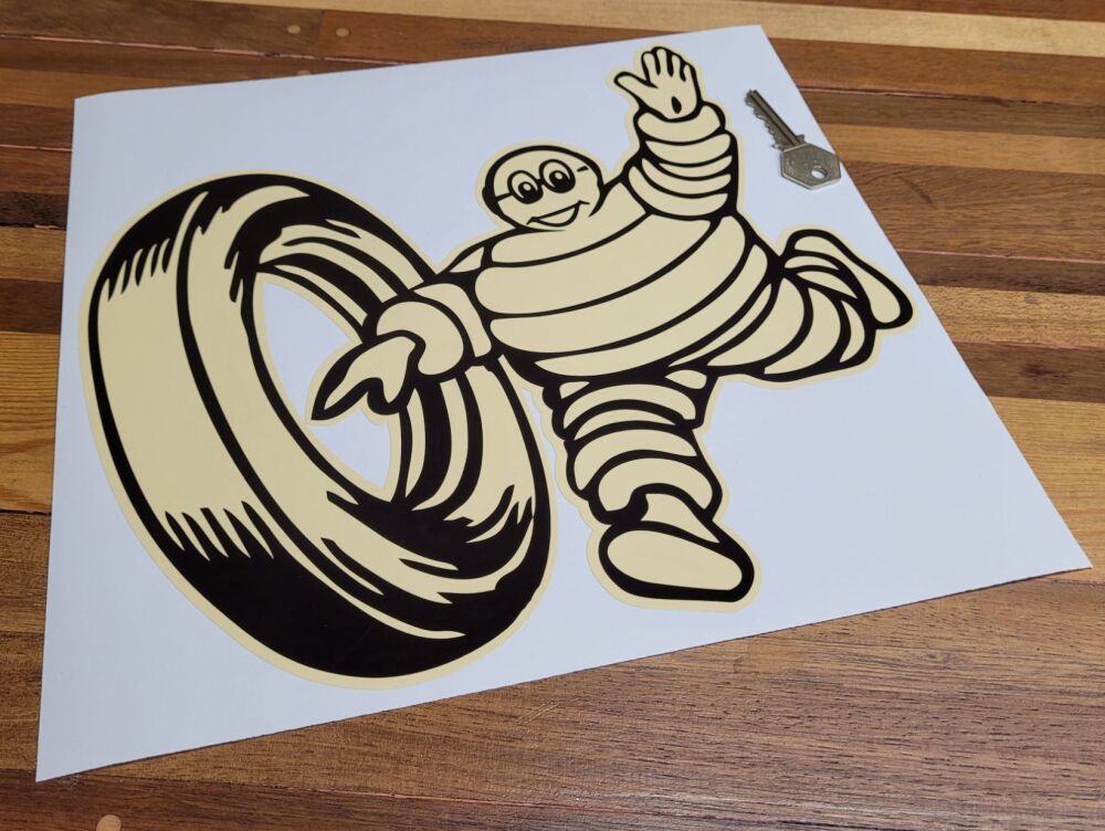 Michelin Bibendum Tyre Rolling Sticker - 12"