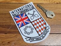 International Rally Drivers Club IRDC Shield Sticker - 3"