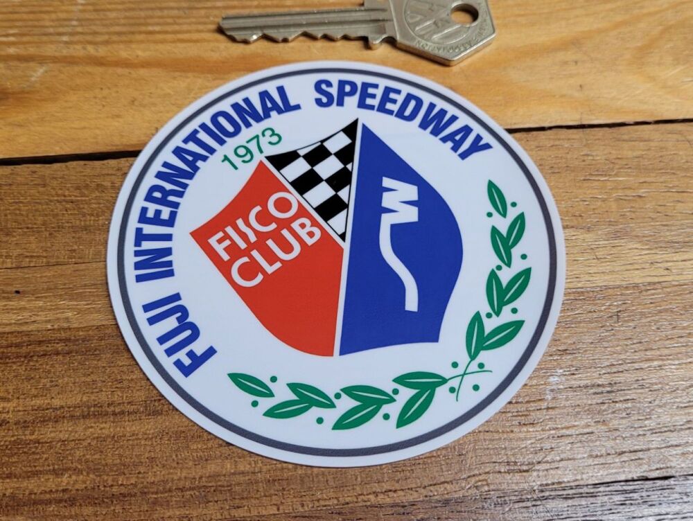Fuji International Speedway Fisco Club Japan Window Sticker - Various Years - 3.5"