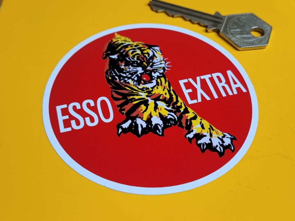 Esso Extra Tiger Sticker - 3.5"