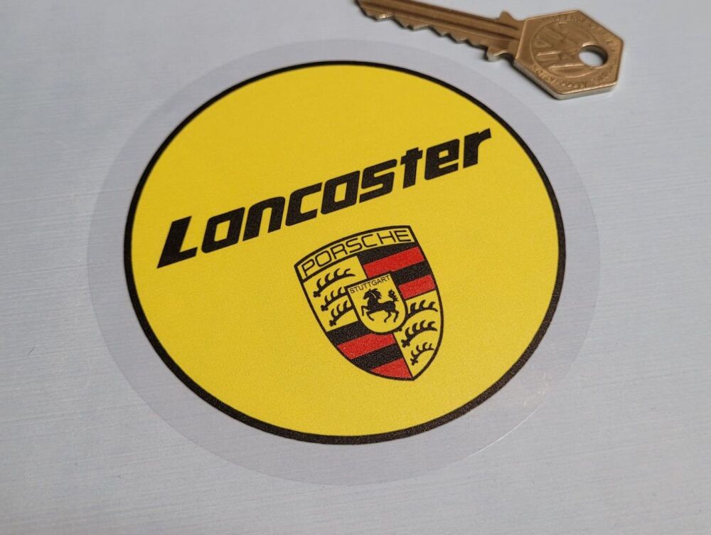 Lancaster Tax Disc Holder Style Sticker - 4"/100mm