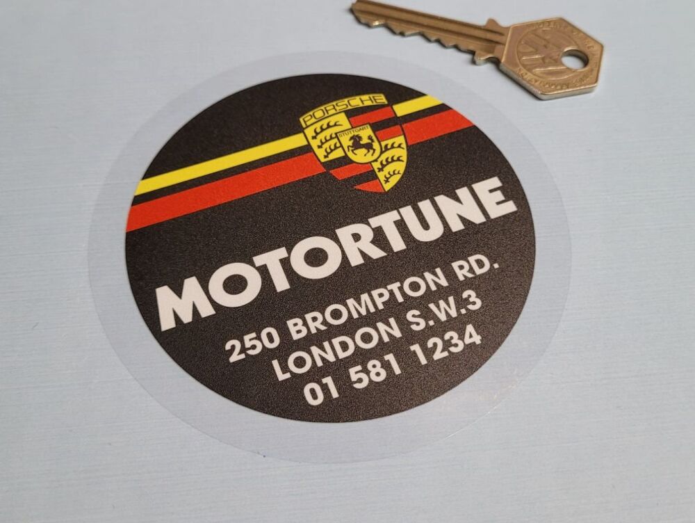 Motortune Tax Disc Holder Style Sticker - 4"/100mm